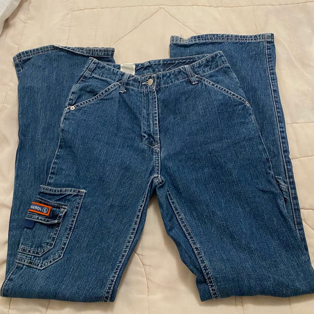 Vintage Jordache Cargo Flare Jeans